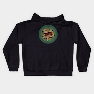 Circle Retro Vintage Janis Joplin Kids Hoodie